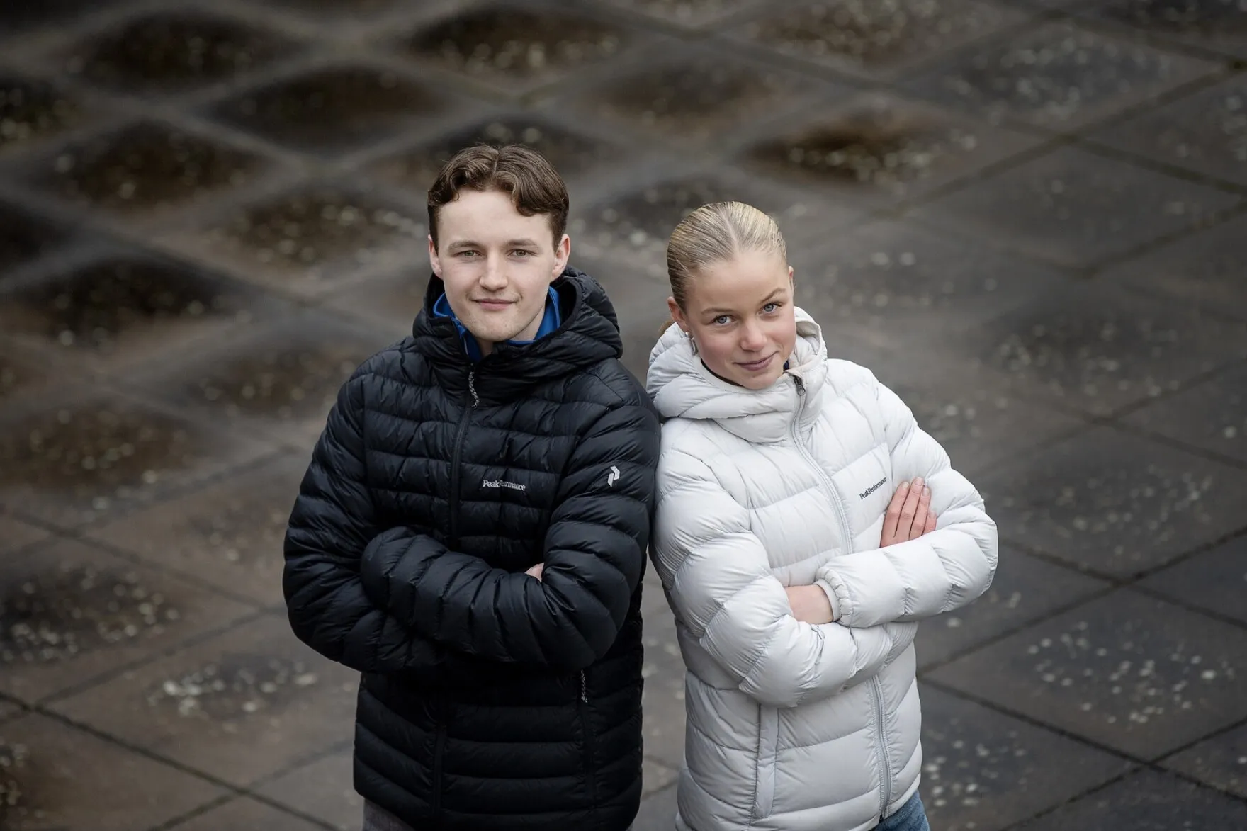 Emil Nyh och Elenie Carlsson – årets Waldos Wänner-stipendiater. Foto: LENA GUNNARSSON