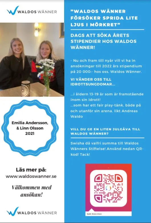 Dags att lämna in Ansökan för 2022!