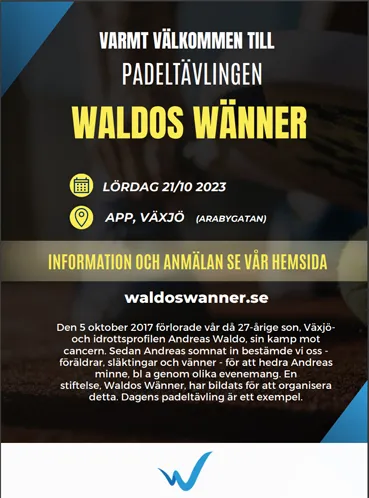 Padeltävlingen Waldos Wänner