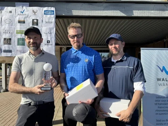 1:a plats - Joakim Kroon-Hellsten, Fredrik Lydigh och Erik Rydblom
