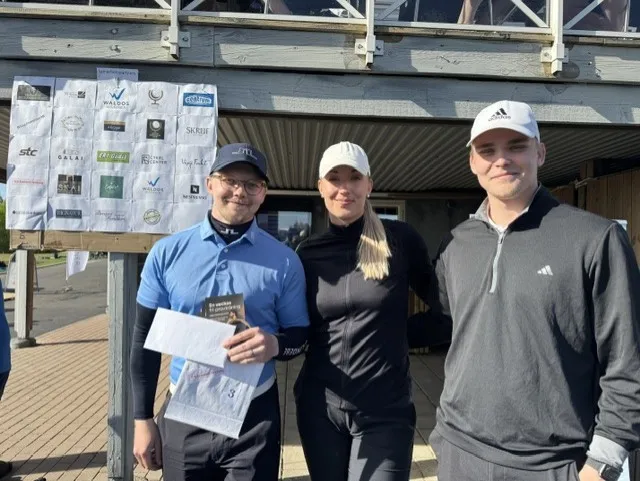3:a plats - Oskar Johnsson, Elina Hamnå och Zackarias Eller