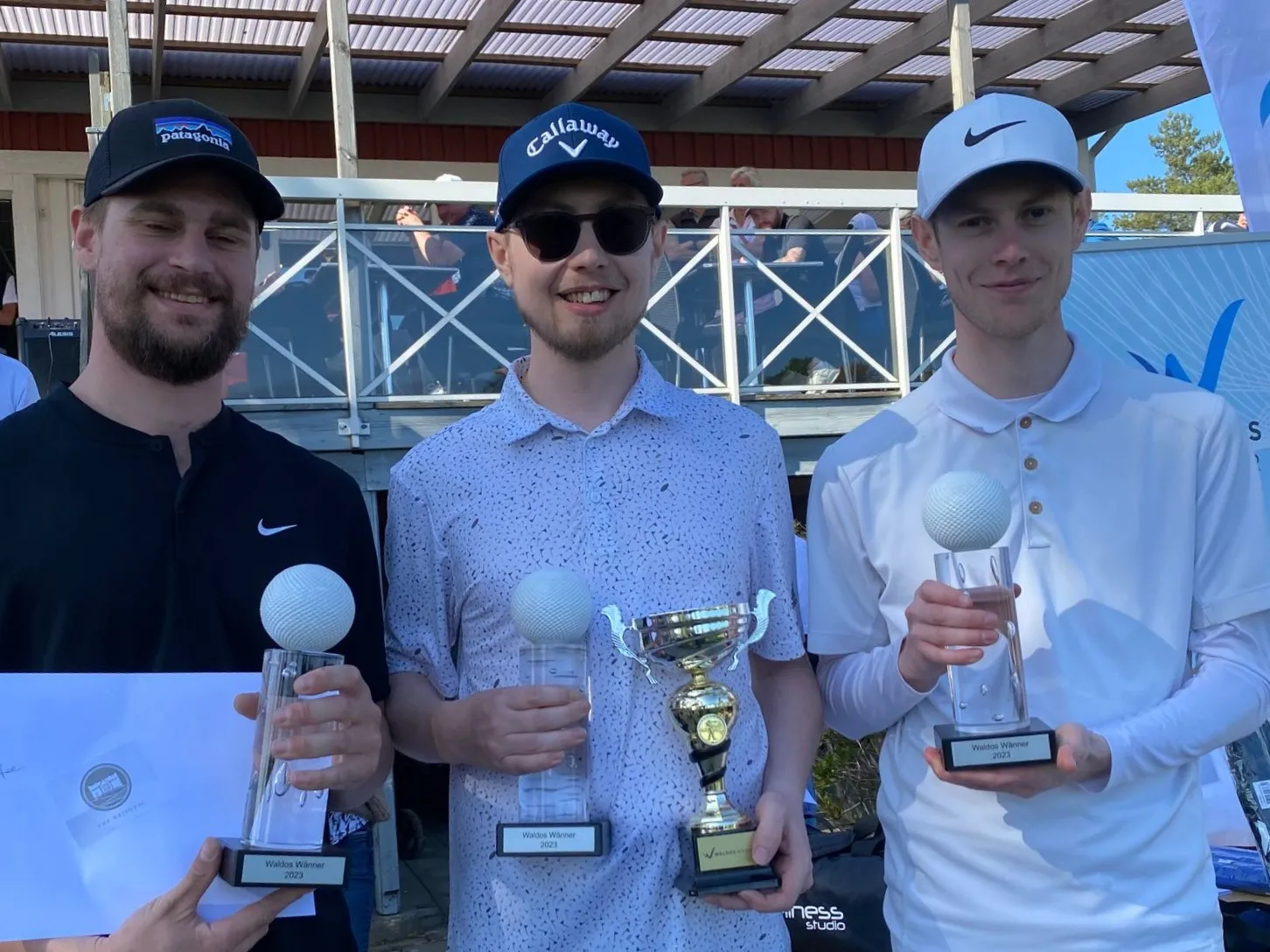 Vinnarna i Waldos Wänners golftävling 2023