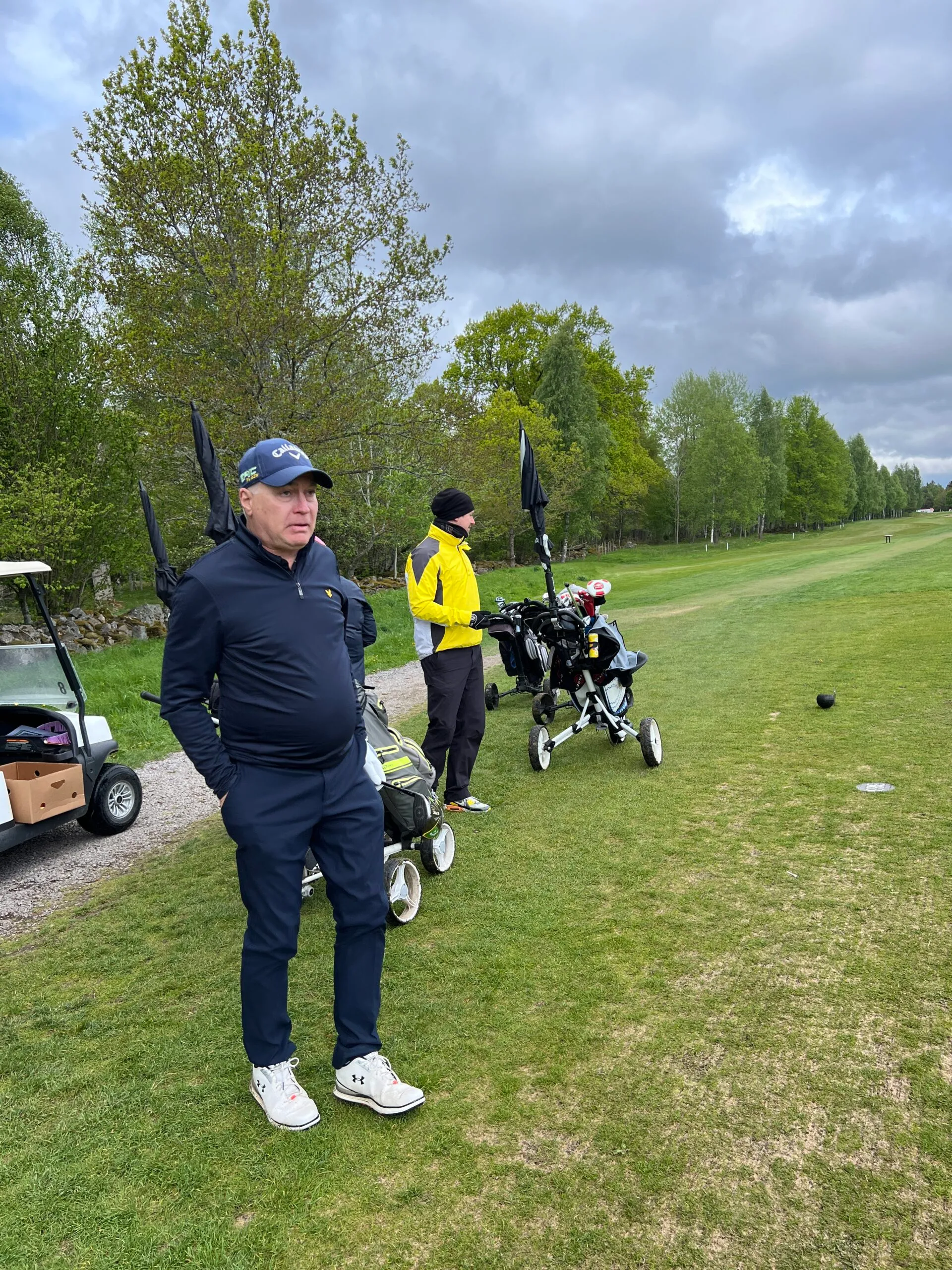 Deltagare på Glasrikets GK under Waldos Wänner-golfen